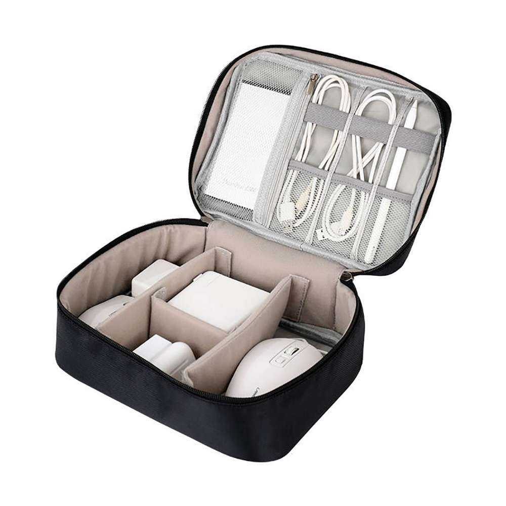 Electronic Gadgets Travel Organiser | Charger Powerbank Data cable Organiser Bag