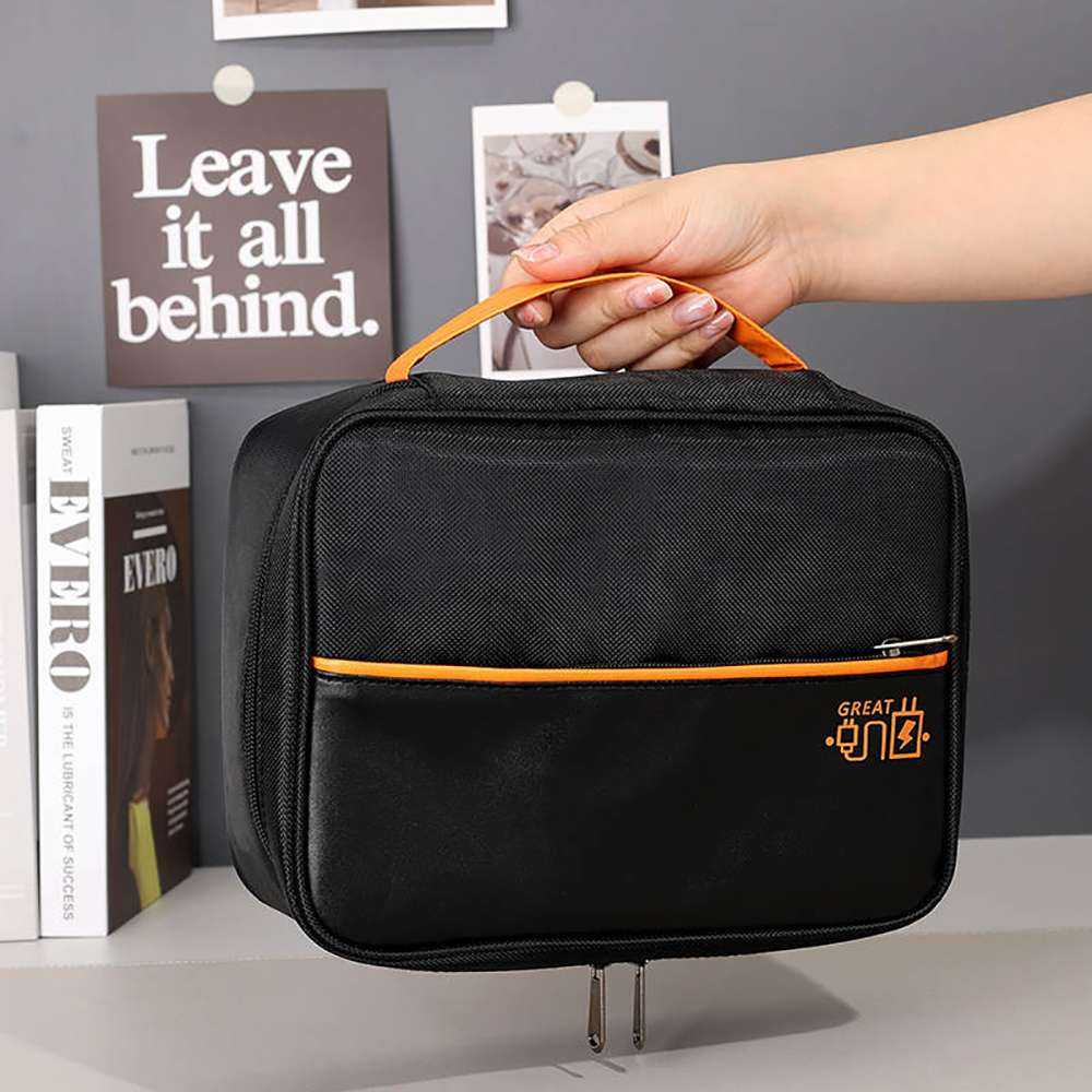 Electronic Gadgets Travel Organiser | Charger Powerbank Data cable Organiser Bag - Image 2