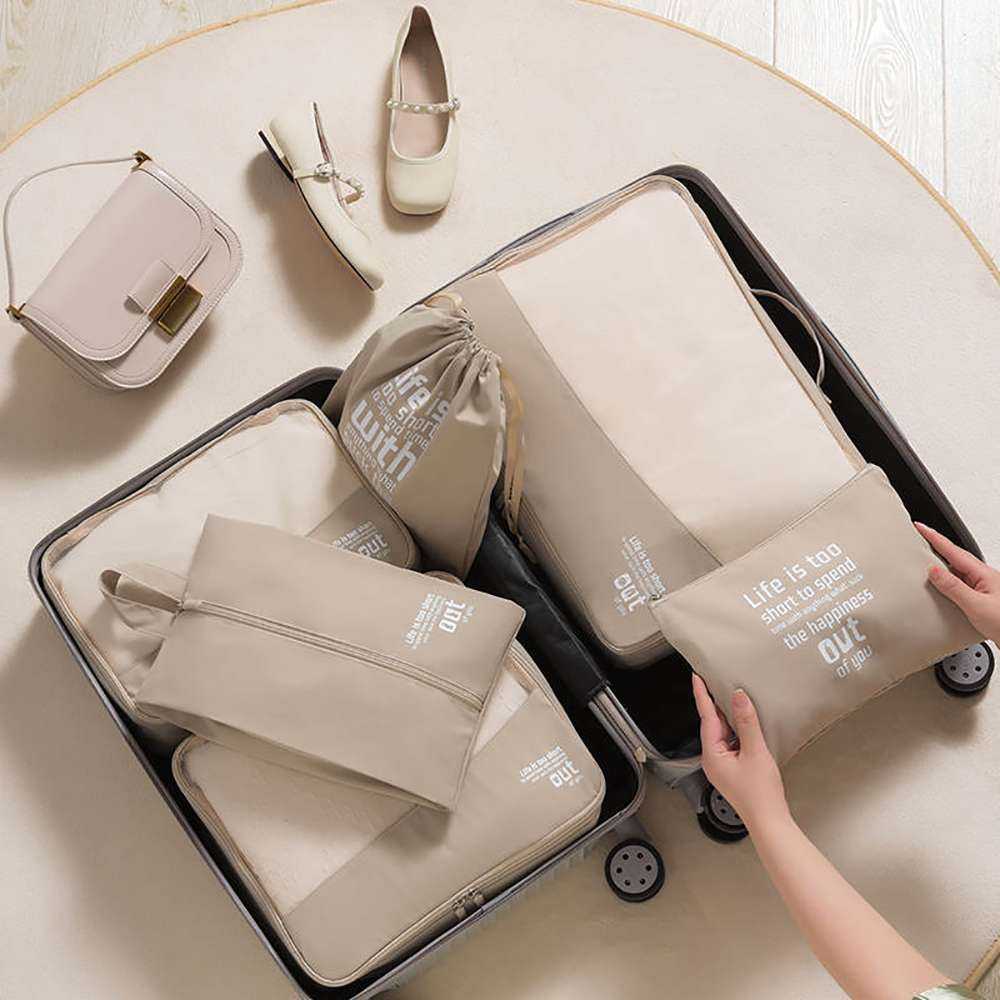 Set of 6 Super Soft Travel Organiser | Packing cubes for Travel Luggages - Image 6