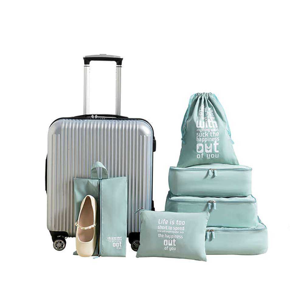 Set of 6 Super Soft Travel Organiser | Packing cubes for Travel Luggages