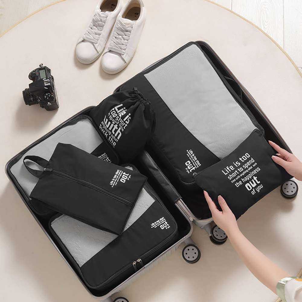 Set of 6 Super Soft Travel Organiser | Packing cubes for Travel Luggages - Image 5