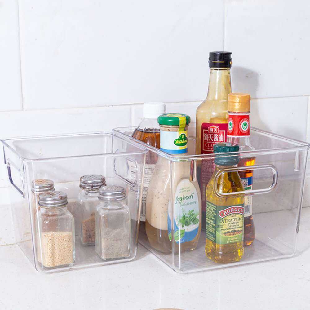 Multi-purpose Transparent Storage Bin